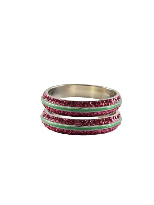 stone stud metal bangle with extra large size - 18772253 - Very Small Image - 1