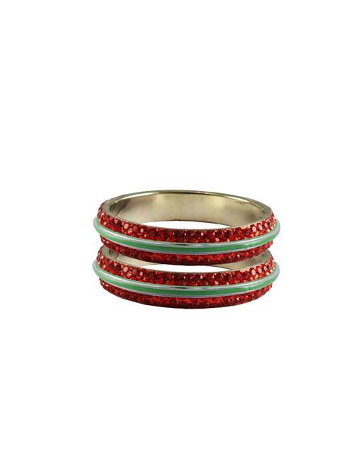 stone stud metal bangle with extra large size - 18772255 - Very Small Image - 1