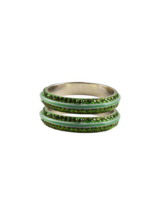 stone stud metal bangle with extra large size - 18772256 - Very Small Image - 1