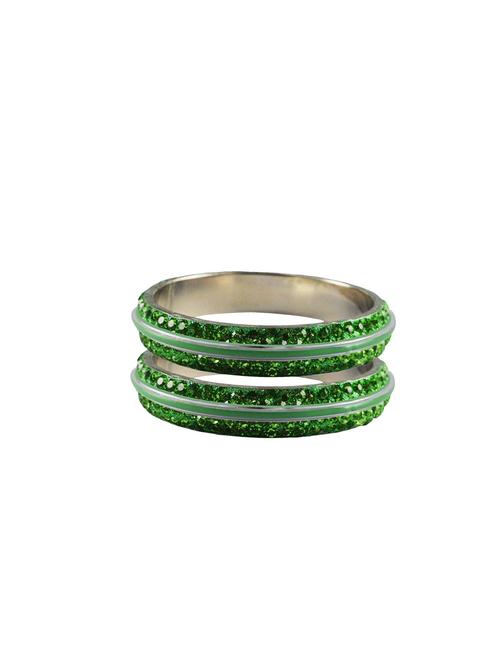 stone stud metal bangle with extra large size - 18772262 - Very Small Image - 1