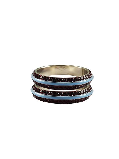 stone stud metal bangle with extra large size - 18772294 - Very Small Image - 1