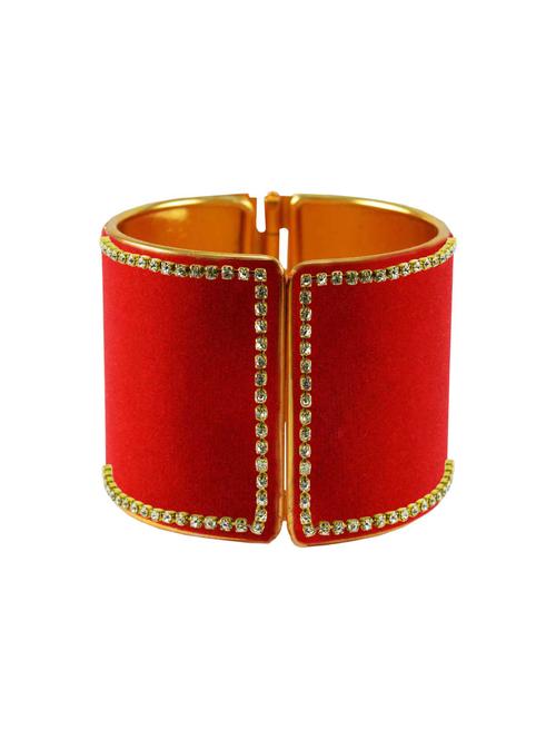 red stone stud brass bangle - 18772363 - Very Small Image - 1