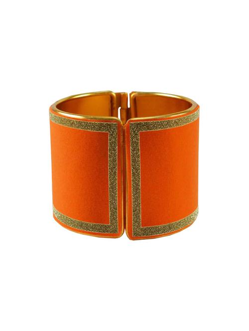 orange stone stud metal bangle - 18772391 - Very Small Image - 1