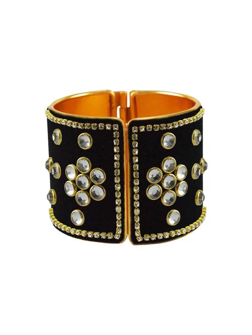 black stone stud metal bangle - 18772438 - Very Small Image - 1