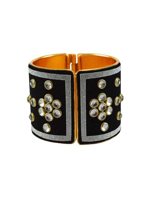 black stone stud brass bangle - 18772455 - Very Small Image - 1