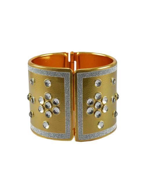 golden stone stud brass bangle - 18772460 - Very Small Image - 1