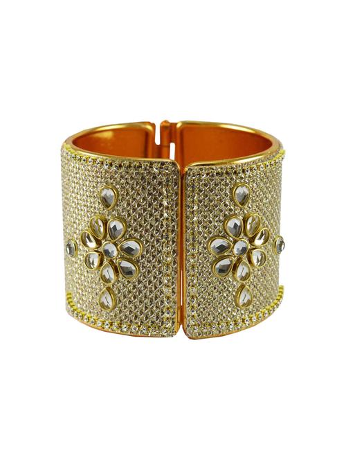 golden stone stud brass bangle - 18772486 - Very Small Image - 1