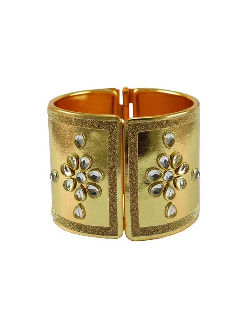 golden stone stud brass bangle - 18772518 - Very Small Image - 1