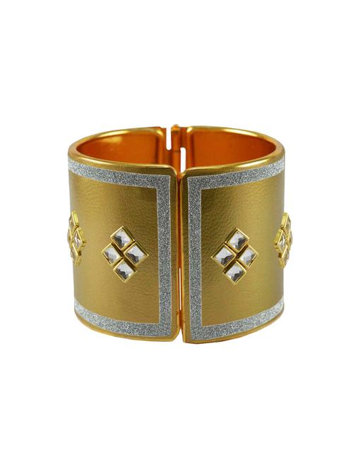 stone stud brass bangle - 18772552 - Very Small Image - 1