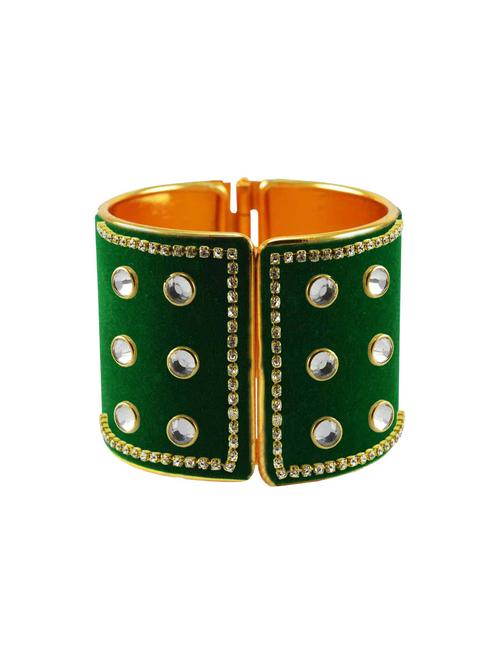 stone stud brass bangle - 18772583 - Very Small Image - 1