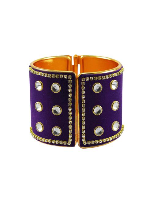 stone stud brass bangle - 18772588 - Very Small Image - 1
