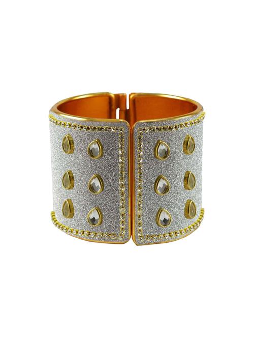 stone stud brass bangle - 18772631 - Very Small Image - 1