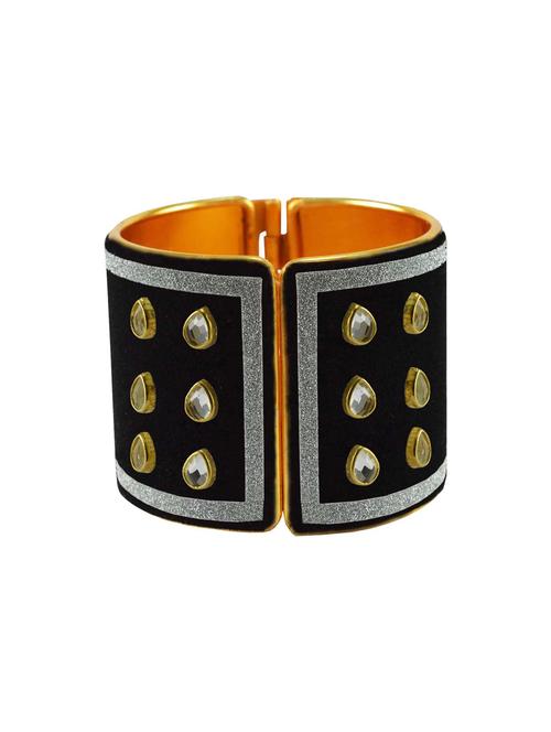 stone stud brass bangle - 18772639 - Very Small Image - 1