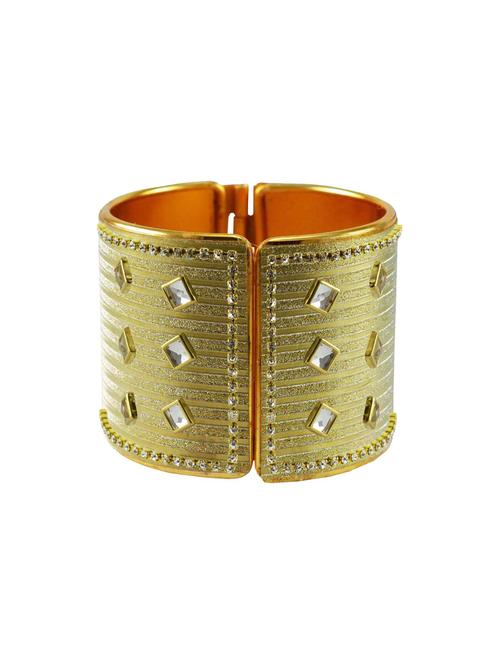 stone stud brass bangle - 18772672 - Very Small Image - 1