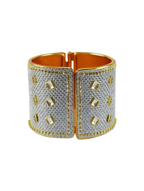 stone stud brass bangle - 18772675 - Very Small Image - 1
