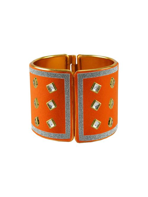 stone stud brass bangle - 18772677 - Very Small Image - 1