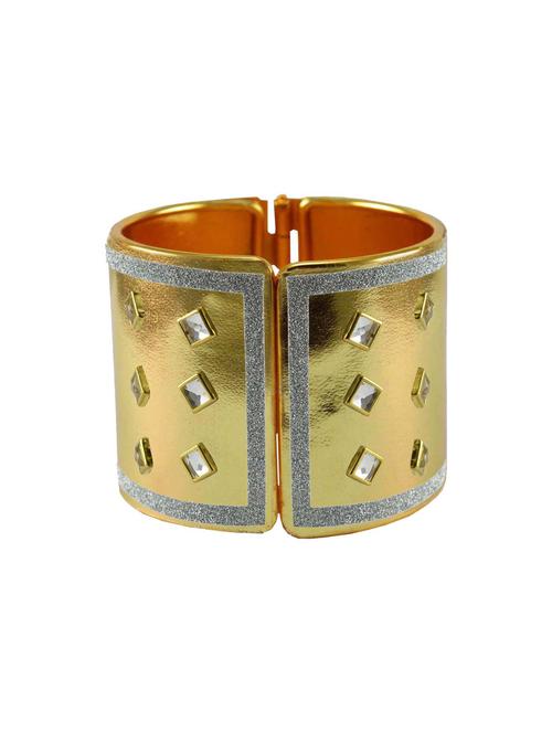 stone stud brass bangle - 18772682 - Very Small Image - 1
