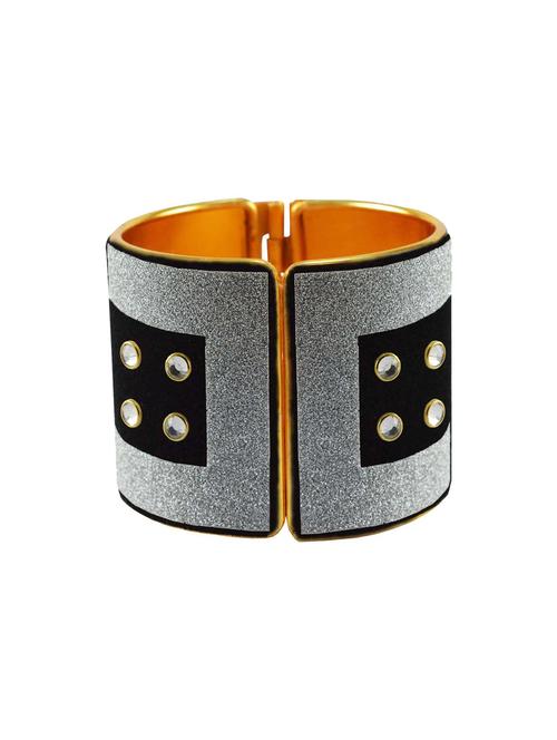 kundan work cuff bracelet - 18772708 - Very Small Image - 1