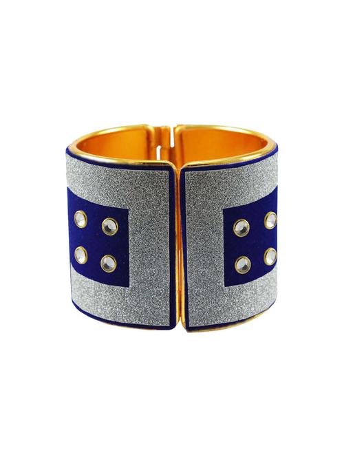kundan work cuff bracelet - 18772717 - Very Small Image - 1