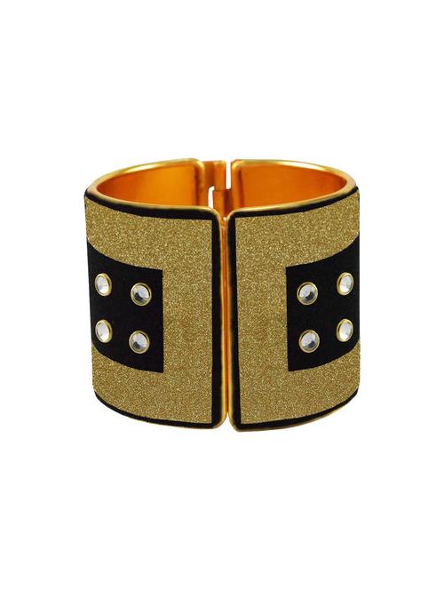 kundan work cuff bracelet - 18772722 - Very Small Image - 1