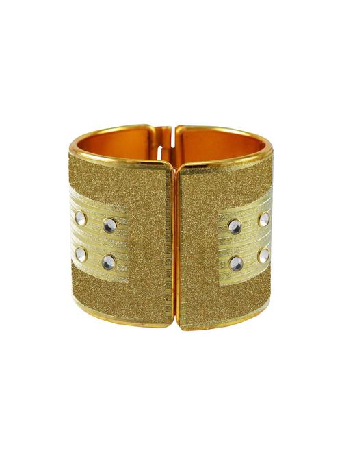 kundan work cuff bracelet - 18772731 - Very Small Image - 1