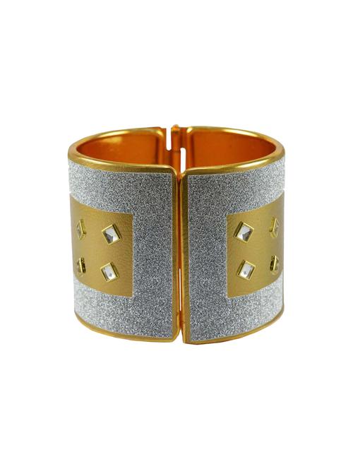 kundan work cuff bracelet - 18772743 - Very Small Image - 1