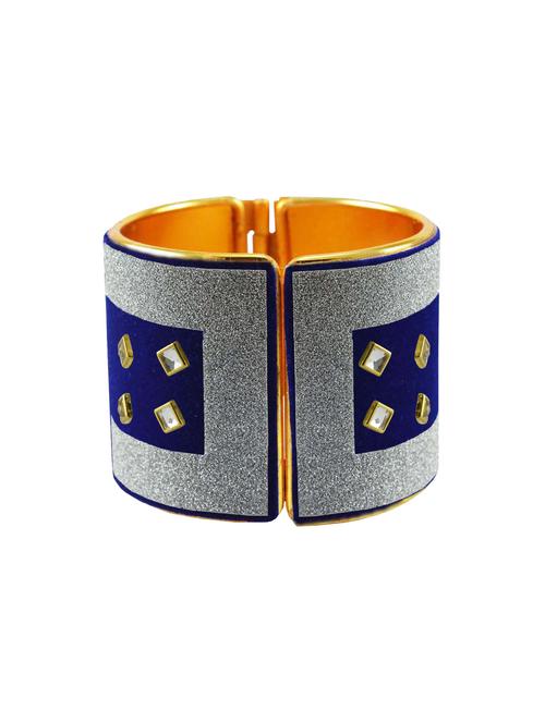 kundan work cuff bracelet - 18772747 - Very Small Image - 1