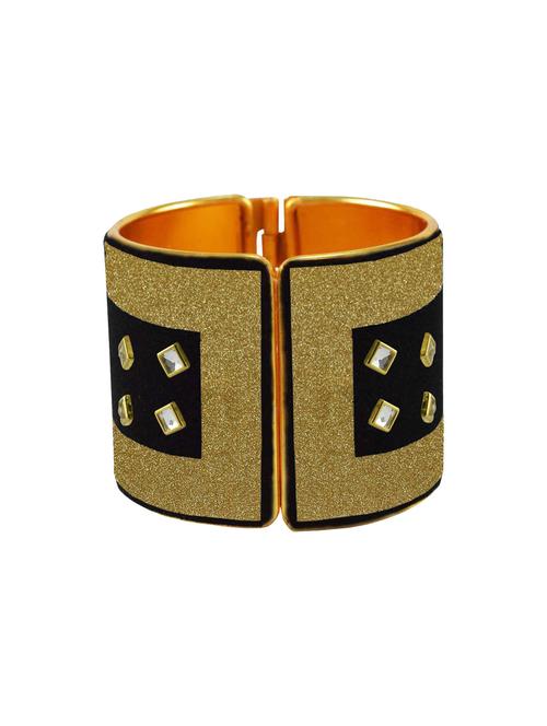 kundan work cuff bracelet - 18772752 - Very Small Image - 1
