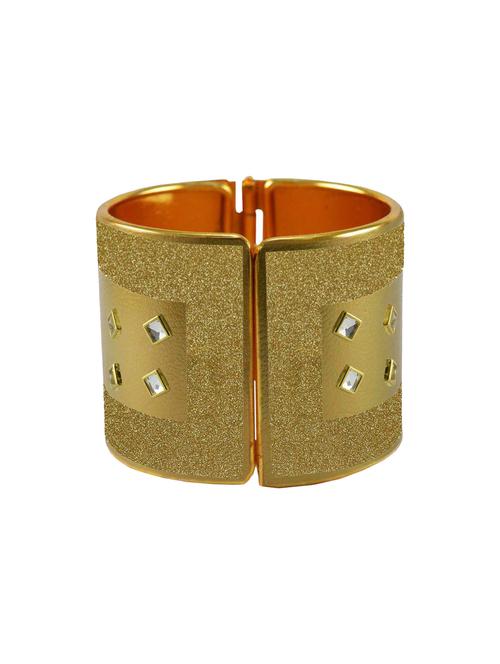 kundan work cuff bracelet - 18772758 - Very Small Image - 1