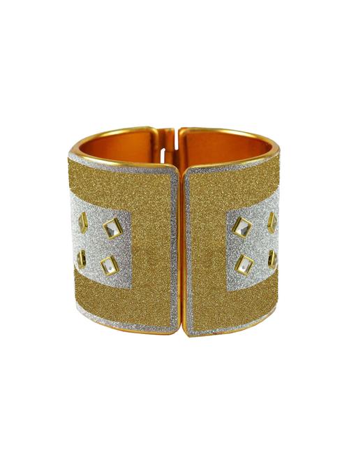 kundan work cuff bracelet - 18772760 - Very Small Image - 1