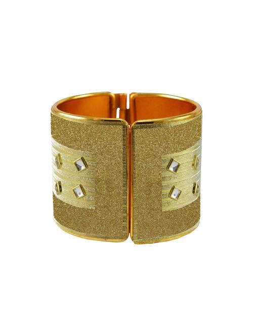 kundan work cuff bracelet - 18772761 - Very Small Image - 1
