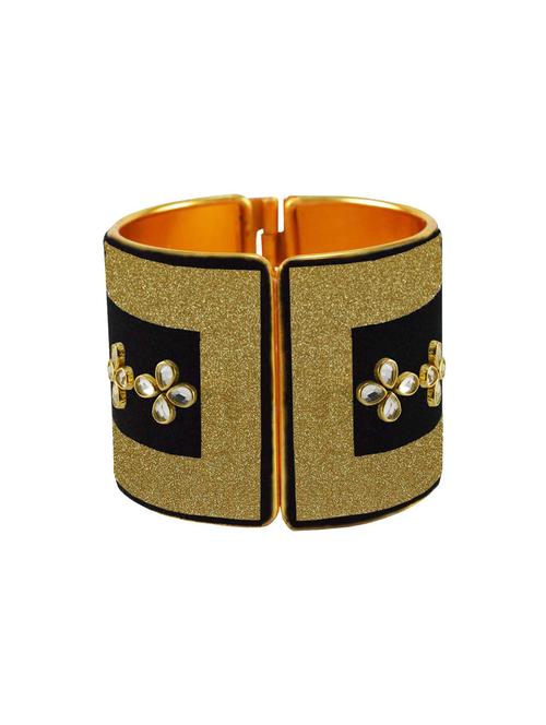 kundan work cuff bracelet - 18772782 - Very Small Image - 1
