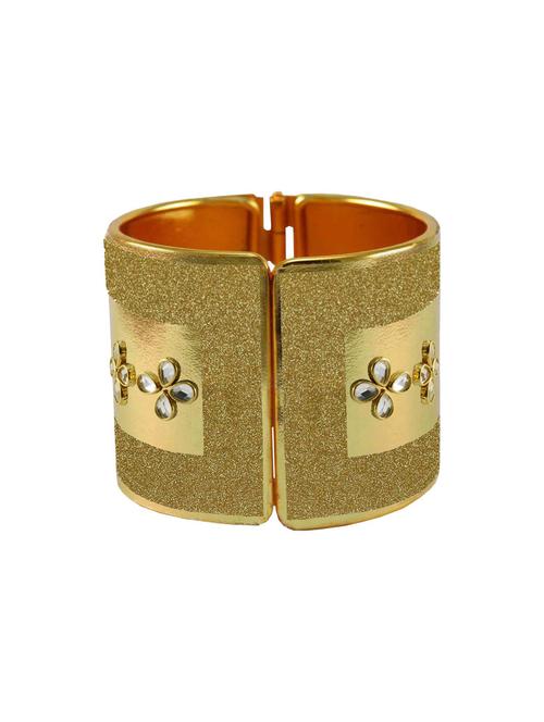 kundan work cuff bracelet - 18772785 - Very Small Image - 1