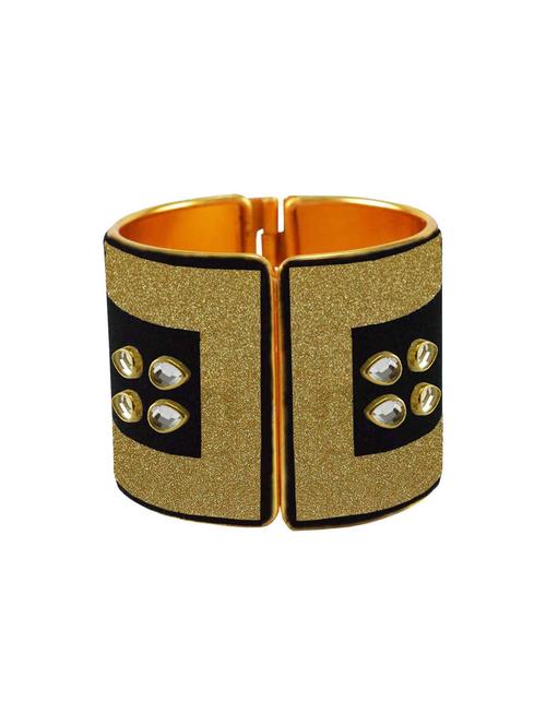 kundan work cuff bracelet - 18772812 - Very Small Image - 1