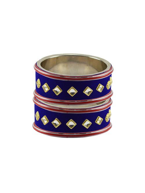 kundan work of metallic kada - 18772833 - Very Small Image - 1