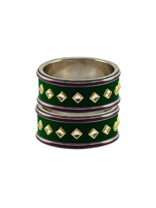 kundan work of metallic kada - 18772844 - Very Small Image - 1