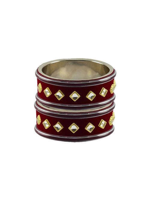 kundan work of metallic kada - 18772847 - Very Small Image - 1