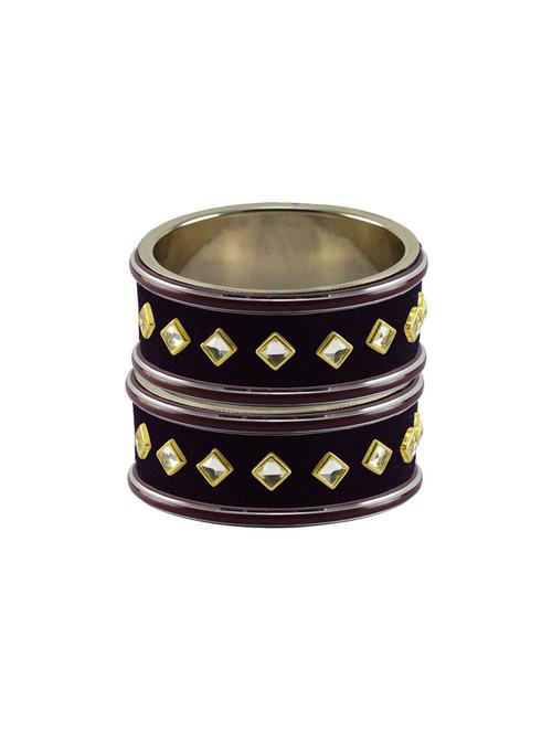 kundan work of metallic kada - 18772852 - Very Small Image - 1