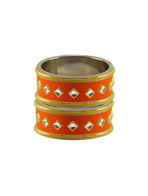 kundan work of metallic kada - 18772858 - Very Small Image - 1