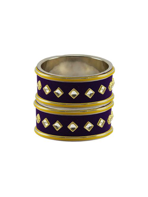 kundan work of metallic kada - 18772859 - Very Small Image - 1