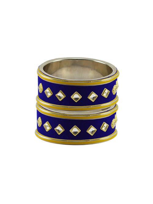 kundan work of metallic kada - 18772865 - Very Small Image - 1