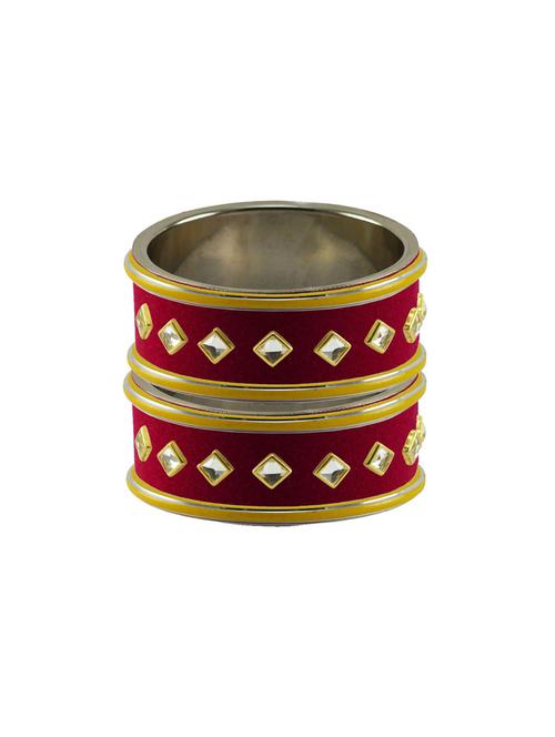 kundan work of metallic kada - 18772867 - Very Small Image - 1