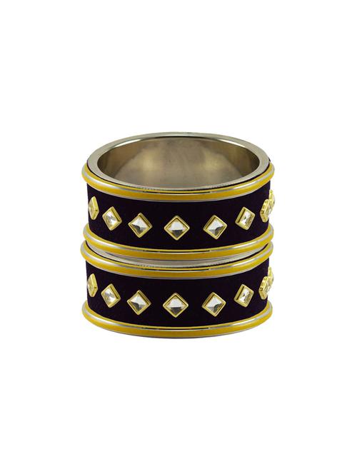 kundan work of metallic kada - 18772868 - Very Small Image - 1