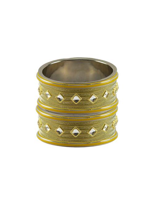 kundan work of metallic kada - 18772870 - Very Small Image - 1