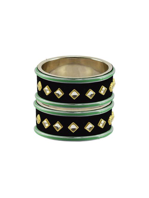 kundan work of metallic kada - 18772878 - Very Small Image - 1