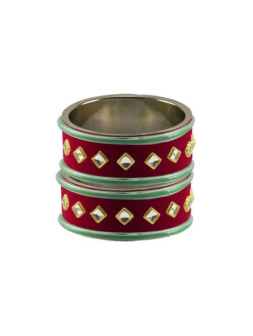 kundan work of metallic kada - 18772883 - Very Small Image - 1