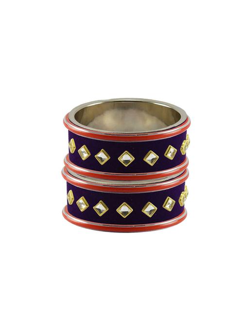 kundan work of metallic kada - 18772891 - Very Small Image - 1