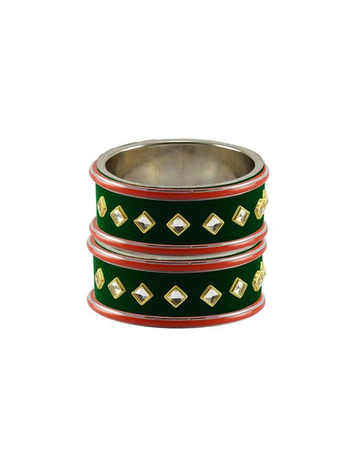 kundan work of metallic kada - 18772892 - Very Small Image - 1