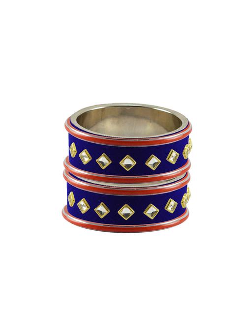 black stone stud brass bangle - 18772897 - Very Small Image - 1