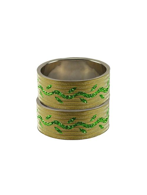 golden stone stud brass bangle - 18773120 - Very Small Image - 1